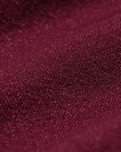 dameshipster naadloos micro met kant bordeauxrood bordeauxrood - 19611534BURGUNDYRED - HEMA