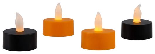4 bougies d’ambiance LED Ø3,5cm Halloween - 25200750 - HEMA