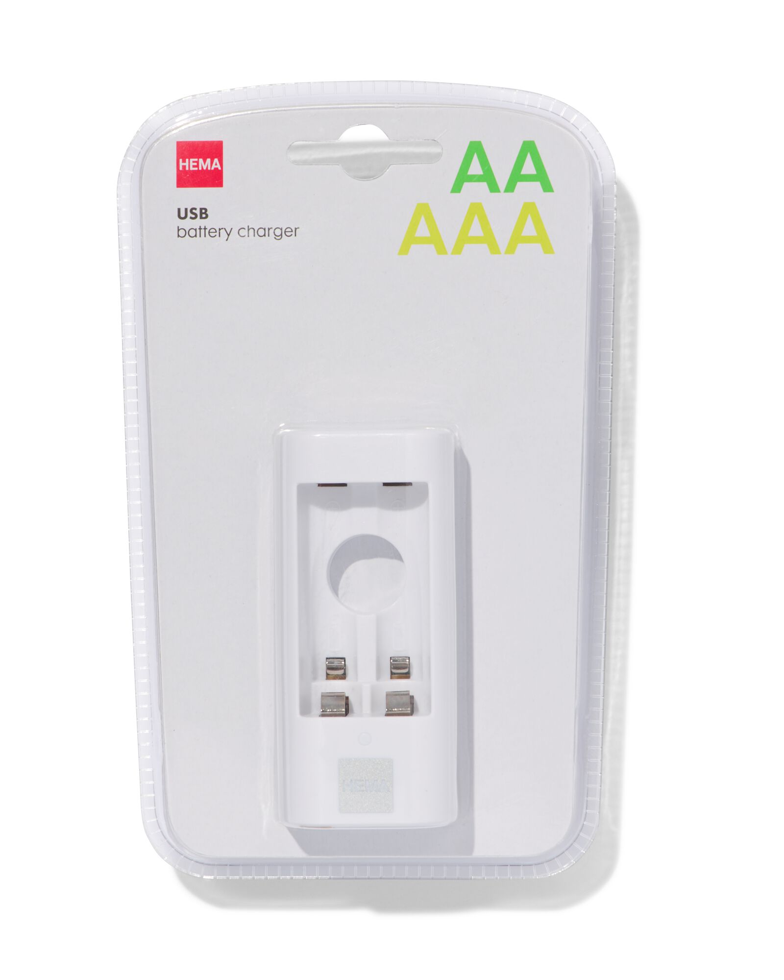 USB batterijlader voor AA of AAA batterijen - 41290280 - HEMA