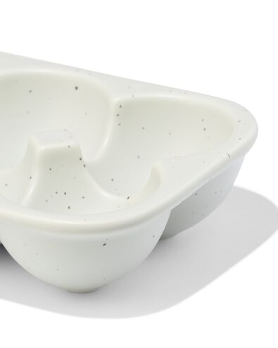 bo&icirc;te &agrave; &oelig;ufs pour 6 &oelig;ufs fa&iuml;ence mouchet&eacute;e verte - 9650353 - HEMA