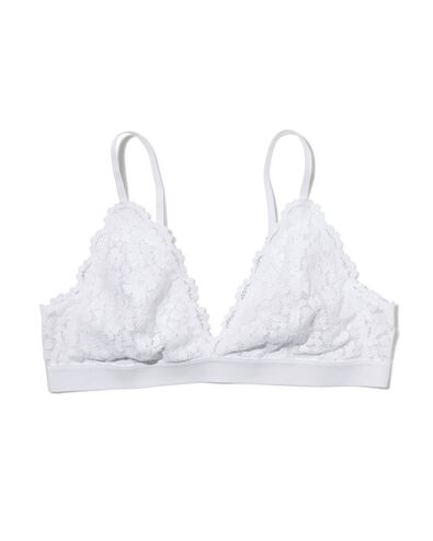 bralette en dentelle blanc - 1000030260 - HEMA