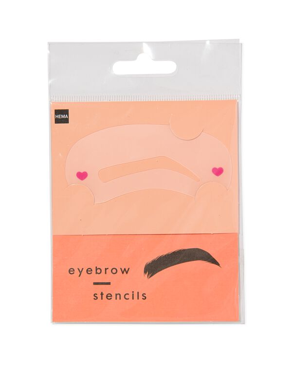 4 pochoirs &agrave; sourcils - 11214125 - HEMA