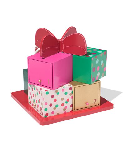 herbruikbare aftelkalender 20x19x20cm hout - 25100226 - HEMA