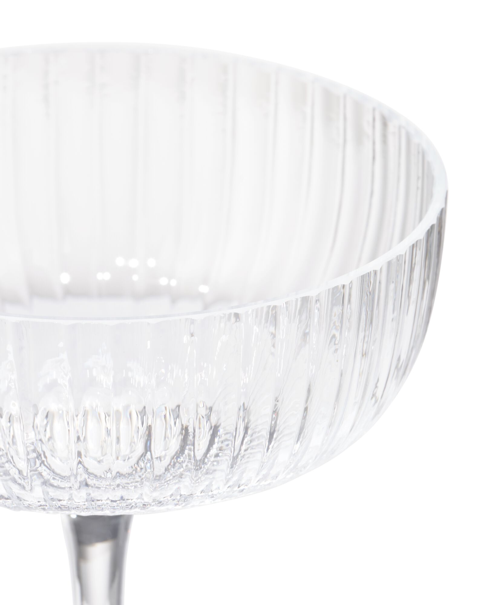 Glasbecher Bergen, 200 ml, Streifenrelief - 9401071 - HEMA