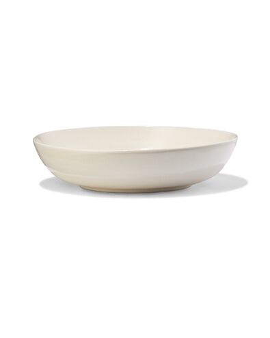 diep bord &Oslash;22cm Puur aardewerk gebroken wit - 9650131 - HEMA