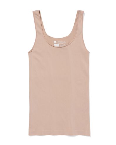 Damen-Hemd, nahtlos, Mikrofaser beige beige - 19601014BEIGE - HEMA