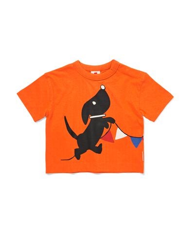 Takkie en Siepie baby T-shirt WK oranje oranje - 33193370ORANGE - HEMA