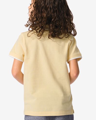 Kinder-Poloshirt, Piqué gelb 122/128 - 30786140 - HEMA