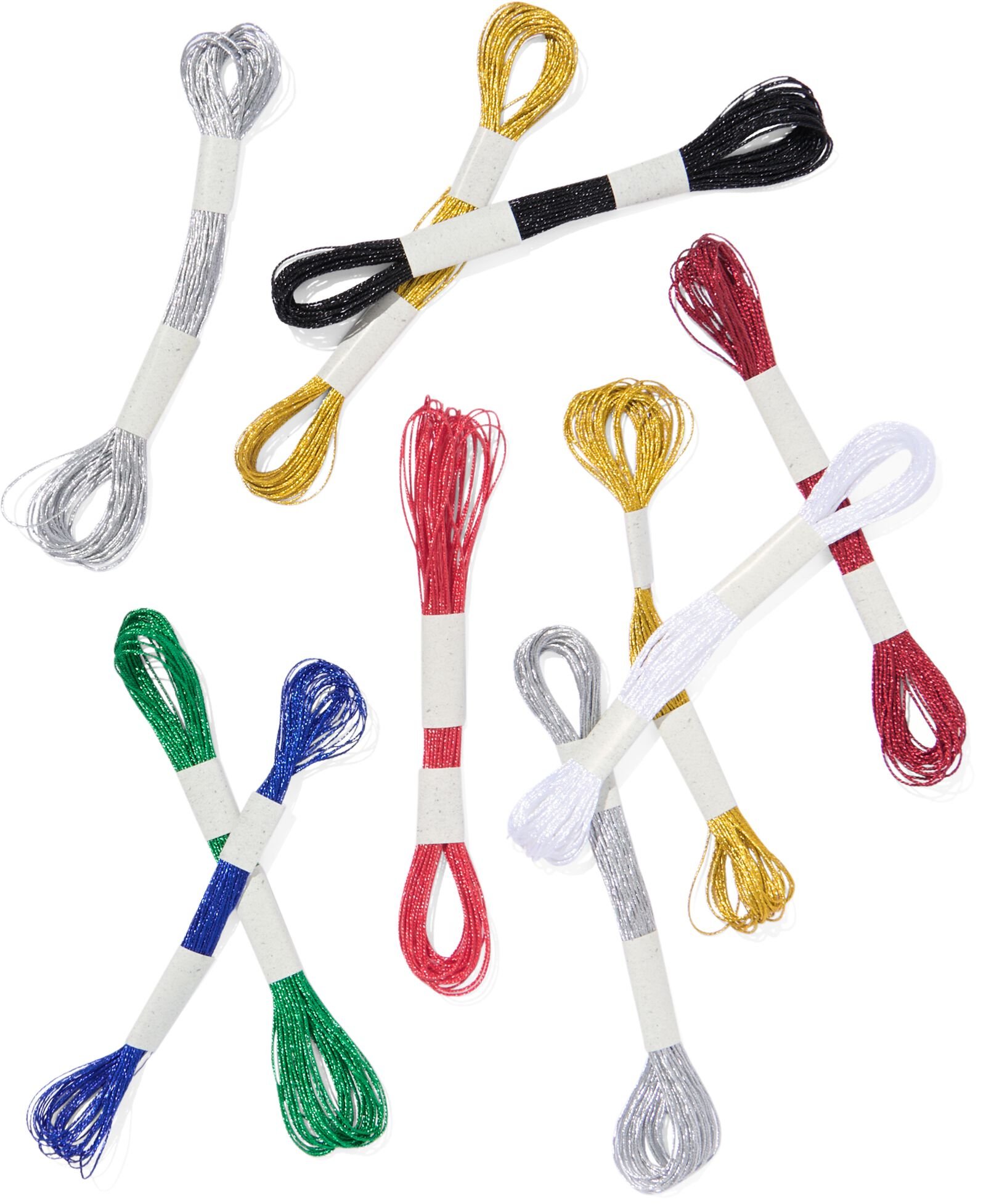 10 fils à broder métallisé 8m - 60760041 - HEMA