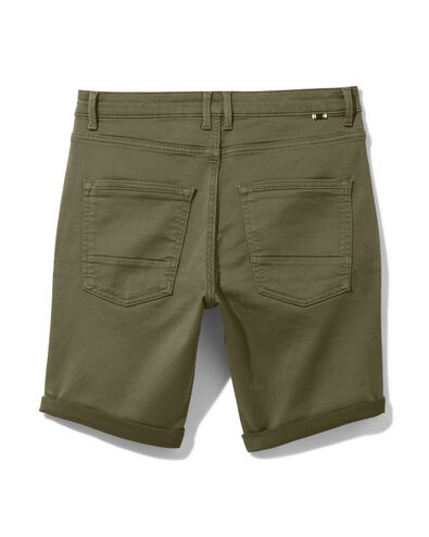 short jogdenim homme vert armée - 1000030605 - HEMA