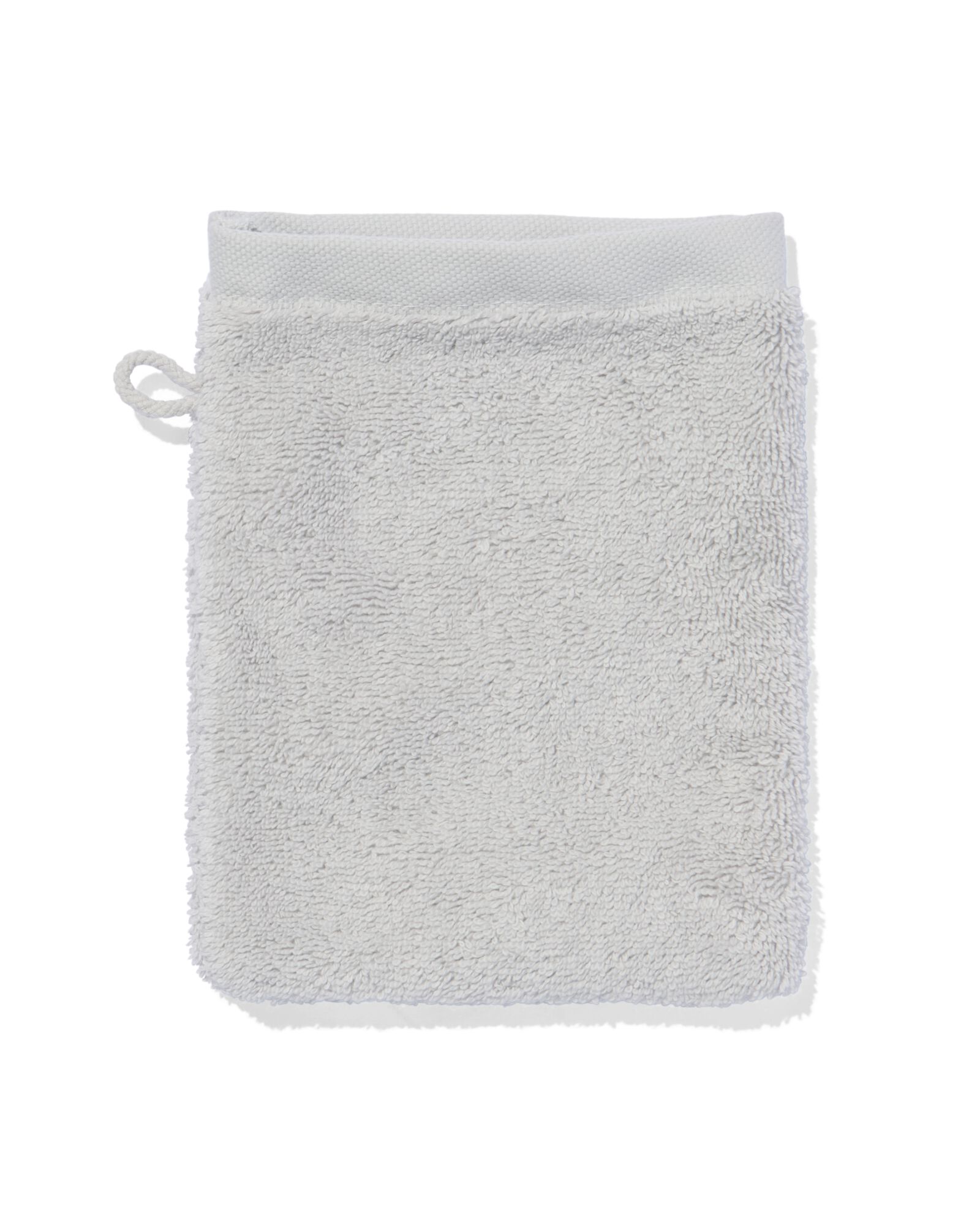 Waschhandschuh, ultraweich, 16 x 22 cm &ndash; hellgrau - 5237005 - HEMA