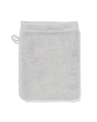 Waschhandschuh, ultraweich, 16 x 22 cm &ndash; hellgrau - 5237005 - HEMA