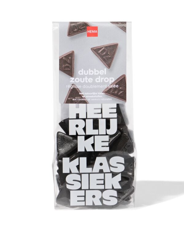 Réglisse doublement salé 130g - 10200109 - HEMA