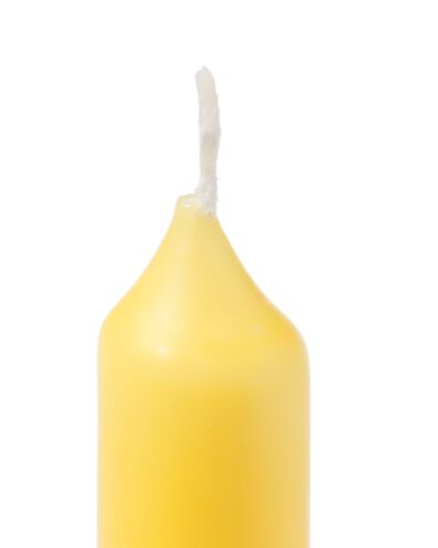 12 longues bougies dint&eacute;rieur &Oslash;2.2x29 jaune jaune 2,2 x 29 - 13502791 - HEMA