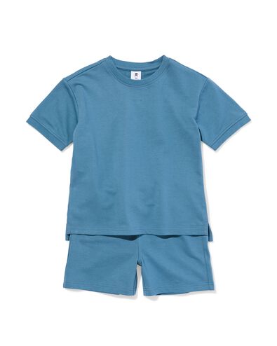 kinderkledingset regular fit blauw blauw - 30715818BLUE - HEMA