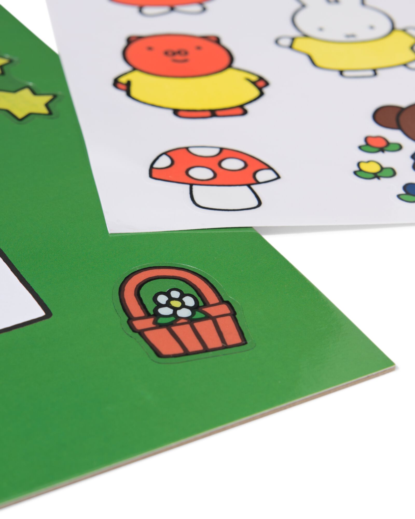 cartes Miffy avec autocollants - 2 pi&egrave;ces - 15900590 - HEMA