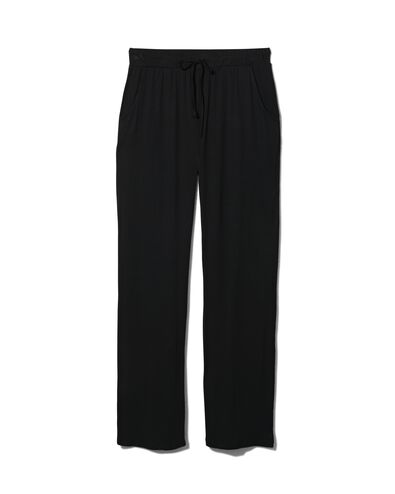 pantalon de pyjama femme noir - 1000022617 - HEMA
