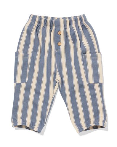 Baby-Sweathose, gestreift blau blau - 33183670BLUE - HEMA