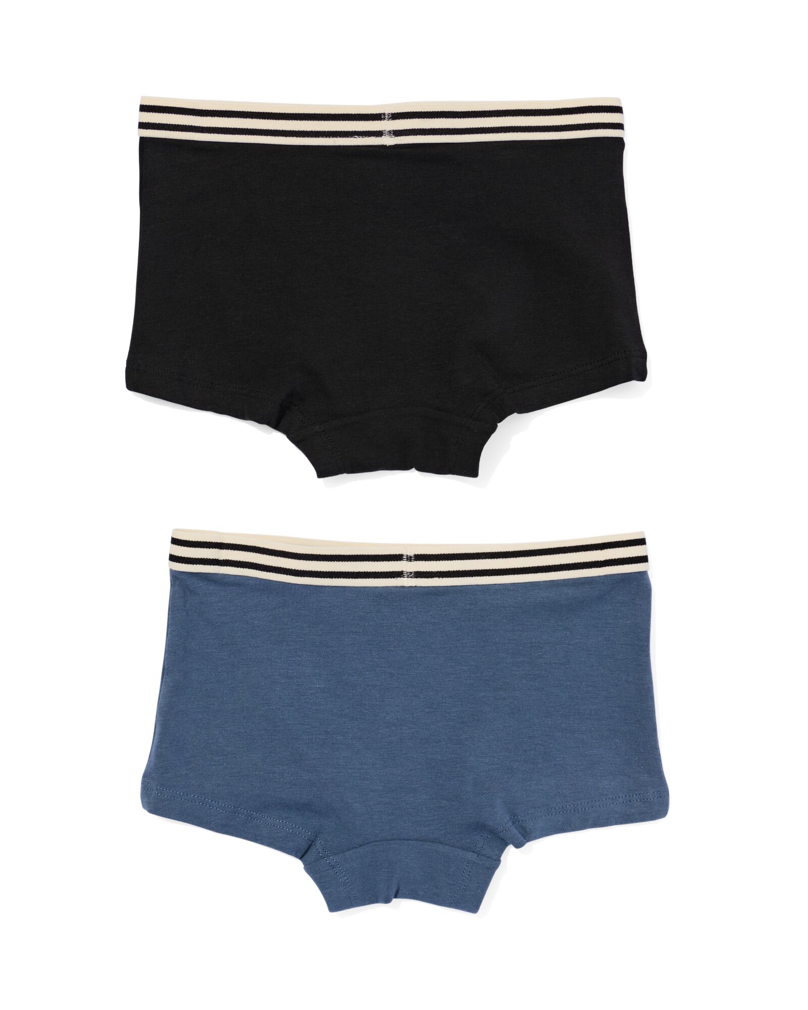 2er-Pack Kinder-Boxershorts, Baumwolle/Elasthan schwarz - 19320160BLACK - HEMA