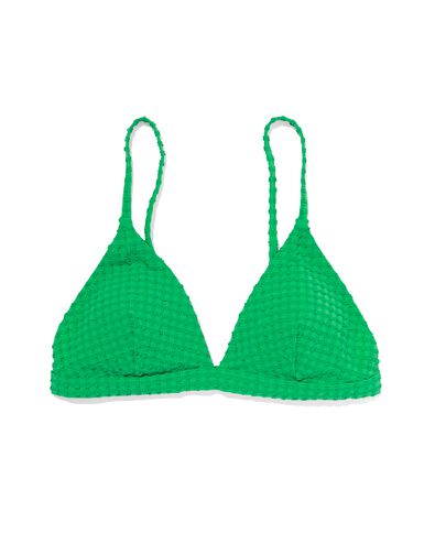 haut de bikini triangle femme vert S - 22351557 - HEMA