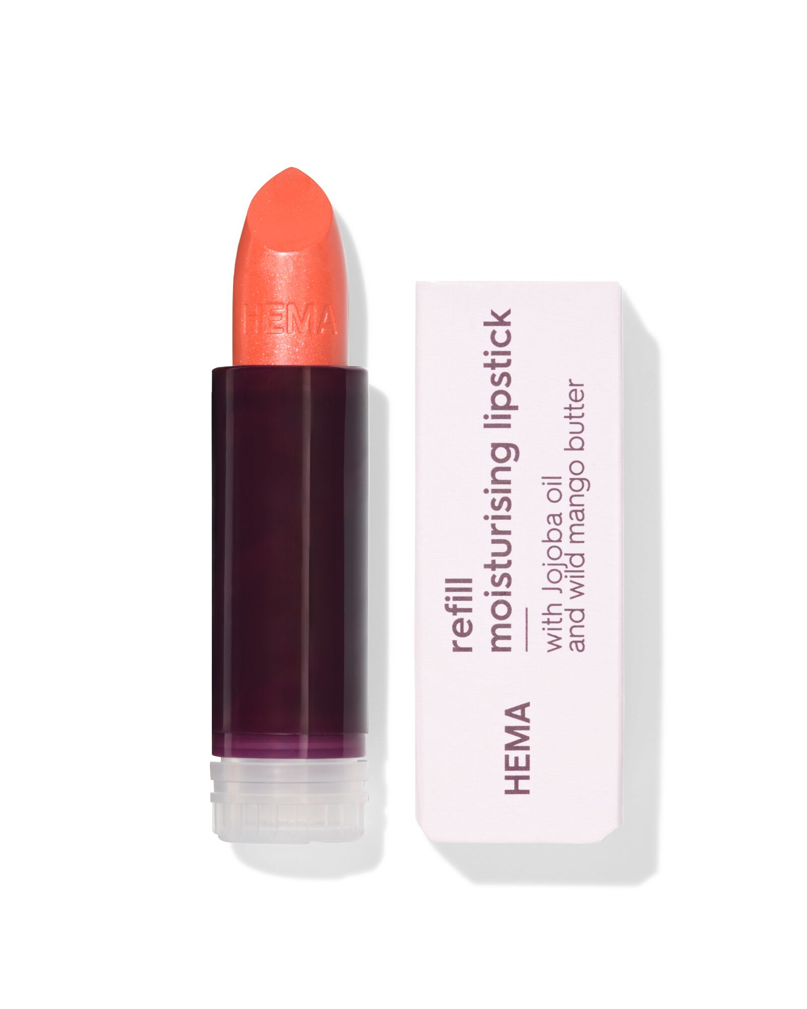recharge rouge à lèvres hydratant 25 queen of orange - satin - 11230425 - HEMA