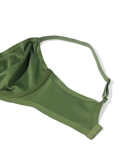 niet voorgevormde bh met beugel  donkergroen donkergroen - 21805975DARKGREEN - HEMA