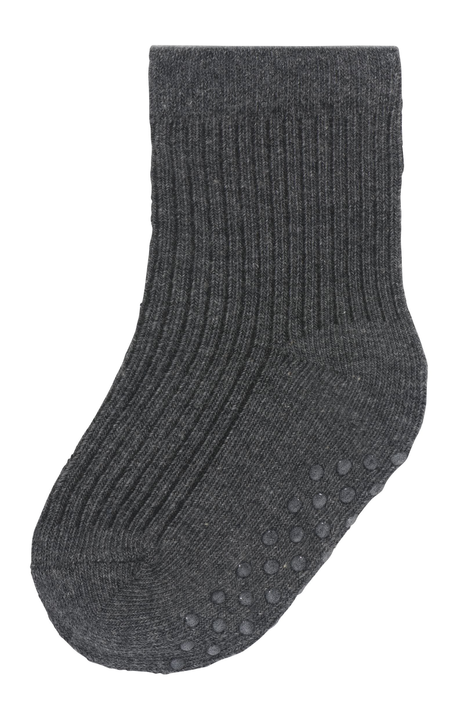 5 paires de chaussettes b&eacute;b&eacute; avec coton gris gris - 1000028755 - HEMA