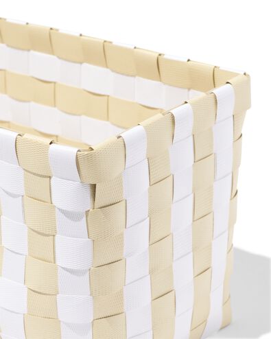 Korb, 35 &times; 19 cm, mit Deckel, kariert, Beige - 39800050 - HEMA