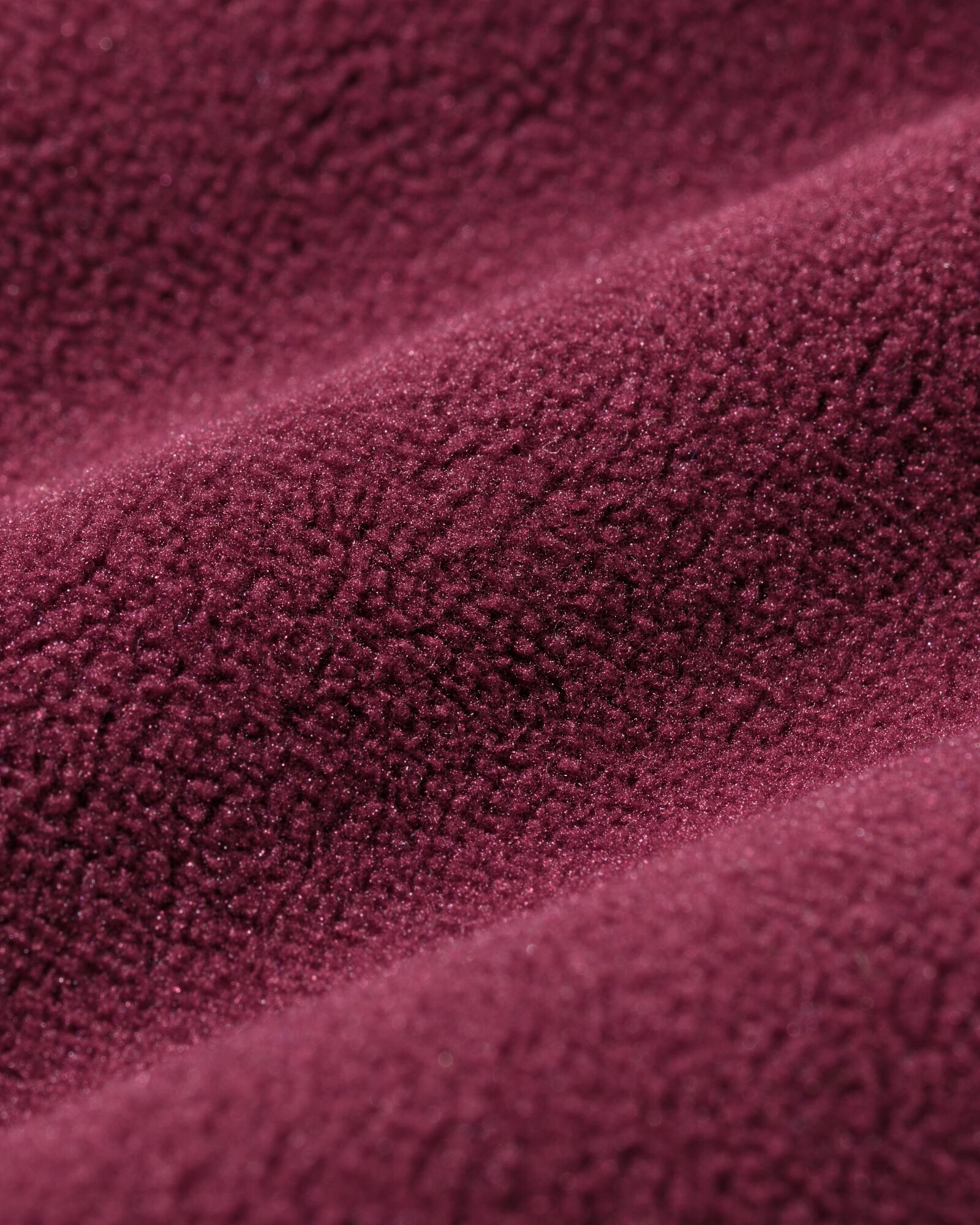 kindertrui fleece bordeauxrood bordeauxrood - 30708106BURGUNDYRED - HEMA