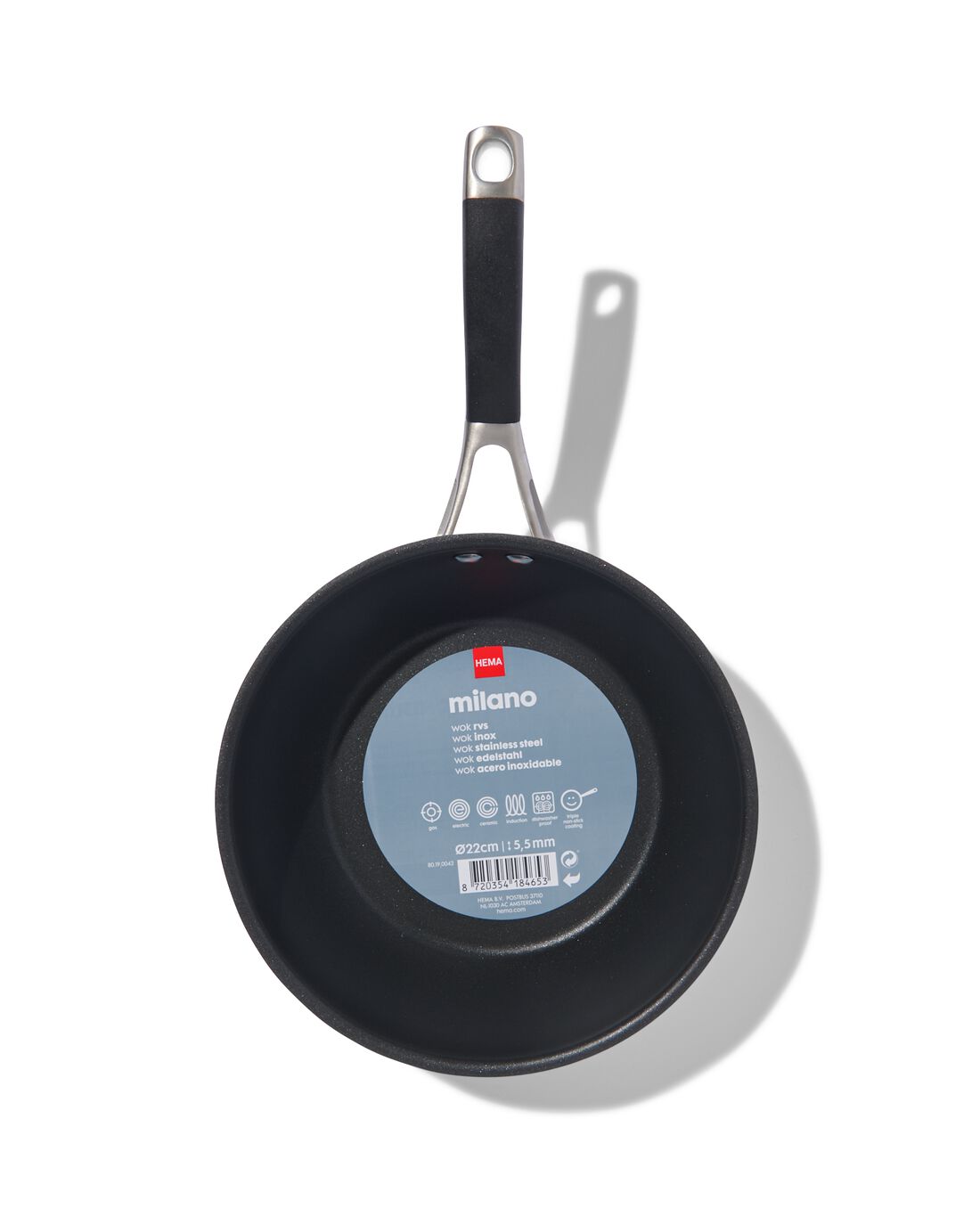Hema Wok Ø 22 Cm Milano