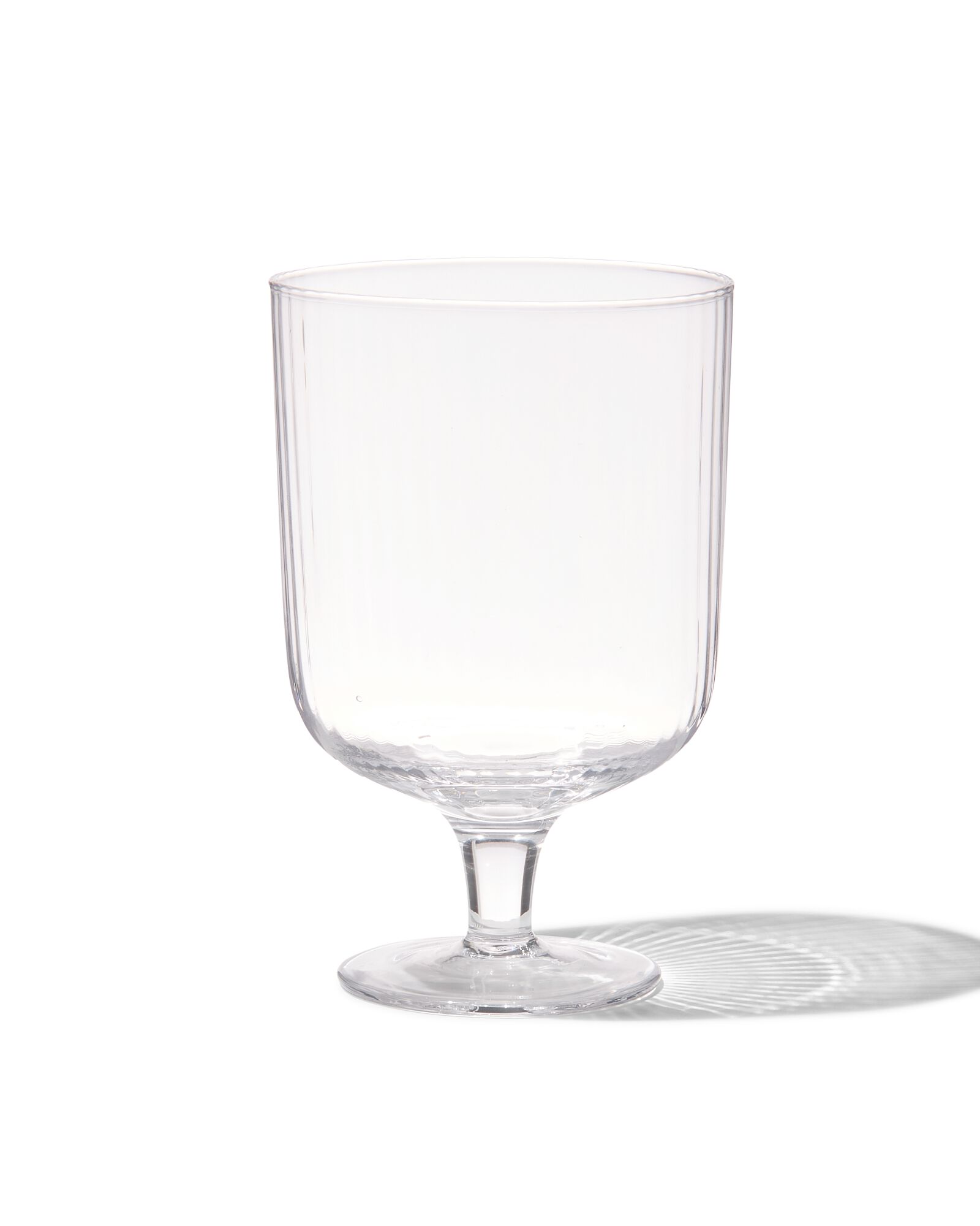 Wasserglas Bergen, Streifenrelief, 250 ml - 9401051 - HEMA