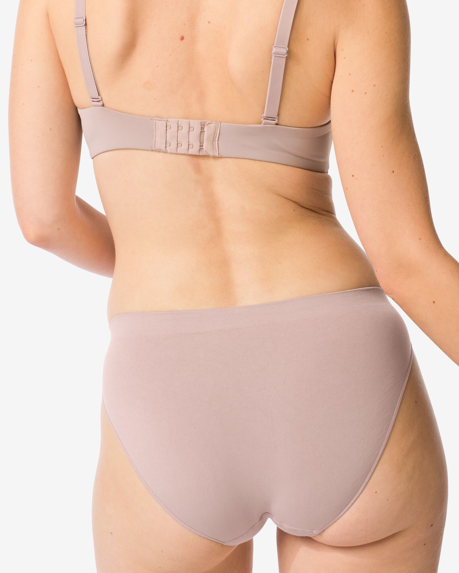 damesslip naadloos micro beige - 19607670BEIGE - HEMA
