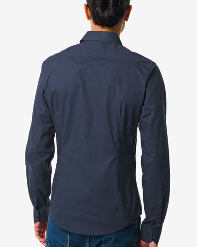 Herren-Oberhemd, Baumwolle dunkelblau - 2113250DARKBLUE - HEMA