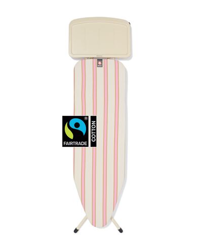 Brabantia strijkplank B voor stoomgenerator 124x38cm strepen roze - 20500264 - HEMA