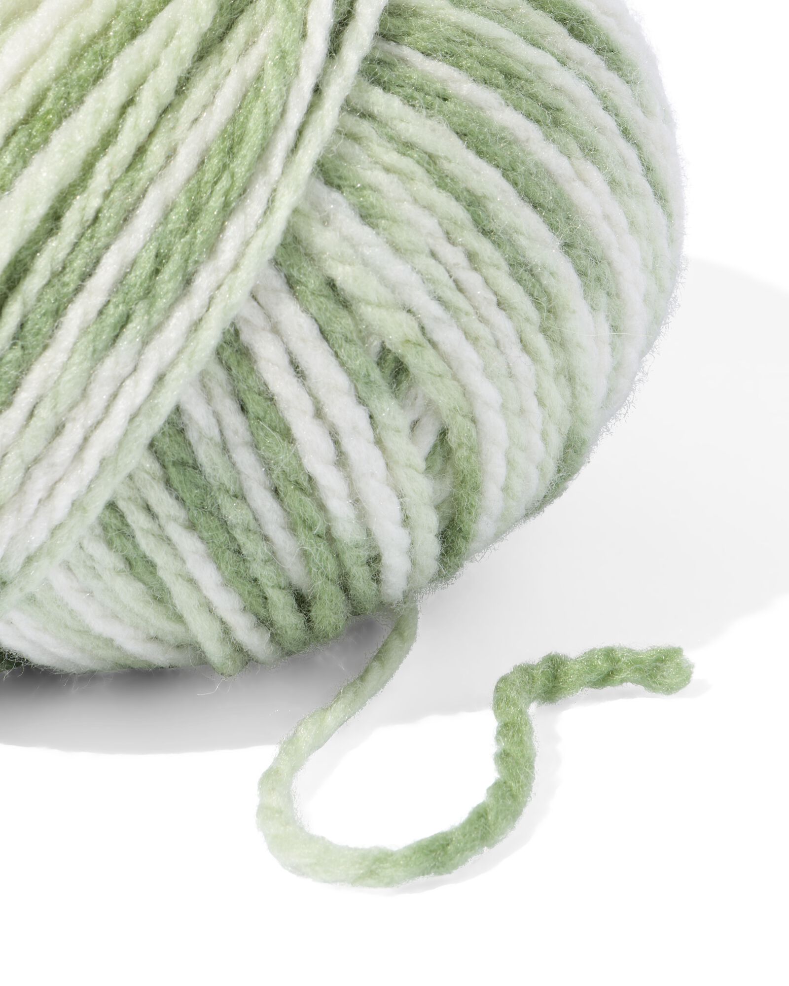 Garn, Acryl/Wolle, gr&uuml;nmeliert, 100 g, 165 m - 60760049 - HEMA