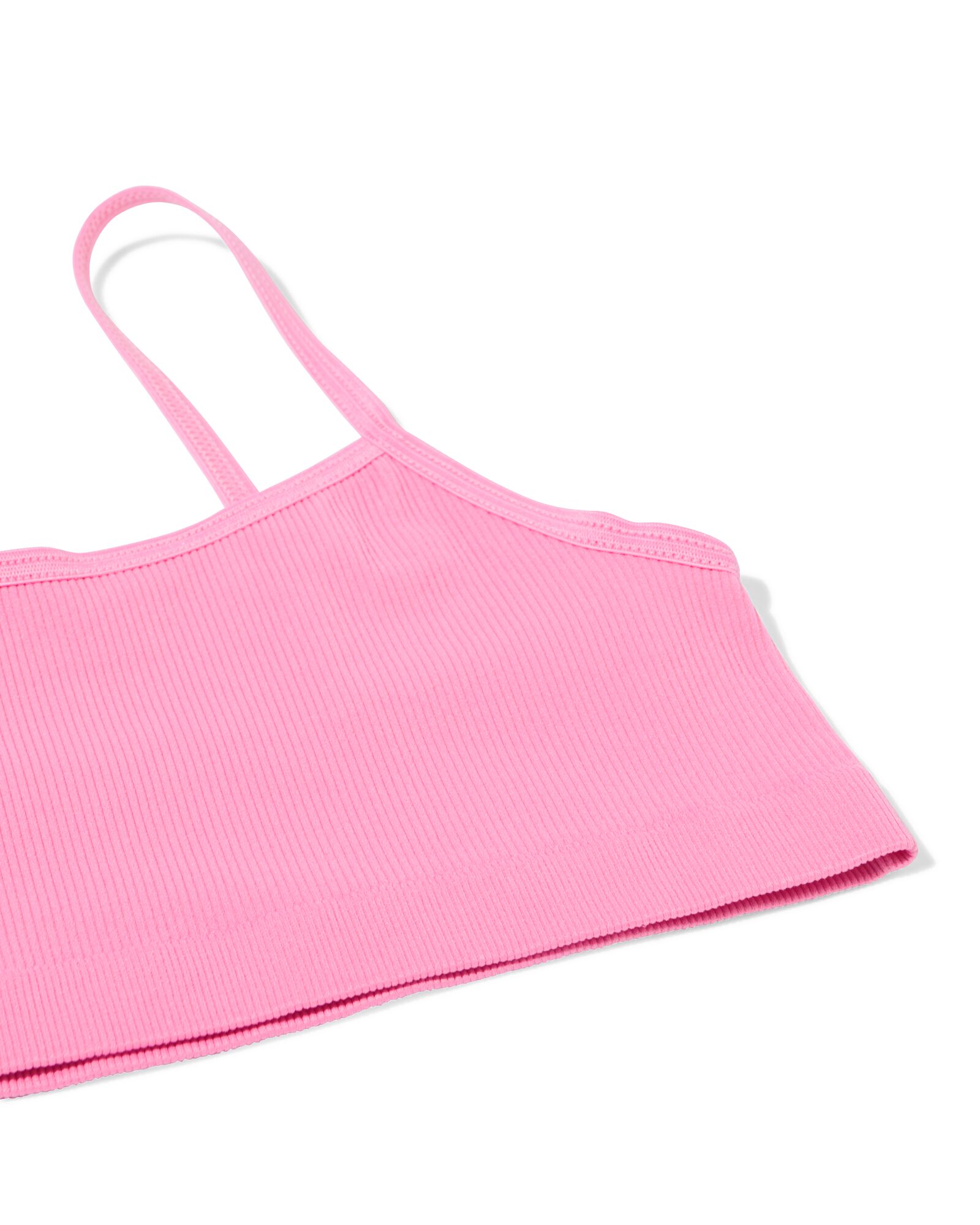 kindertops naadloos rib - 2 stuks bruin bruin - 19301740BROWN - HEMA