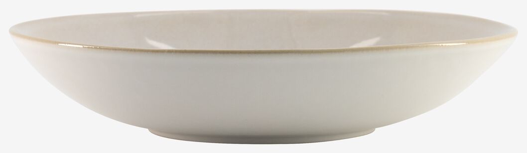 Suppenteller Porto, reaktive Glasur, weiß, 23 cm - 9602373 - HEMA