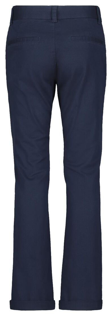 pantalon enfant chino bleu foncé - 1000022430 - HEMA