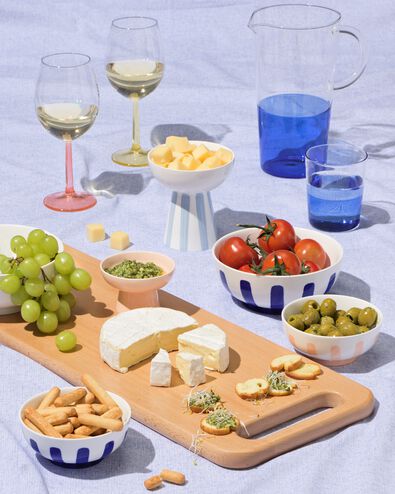 Tischdecke, blau, Baumwoll-Chambray, 140 x 240 cm - 5330282 - HEMA