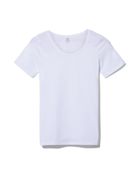 acuut Eerste Typisch dames t-shirt wit - HEMA