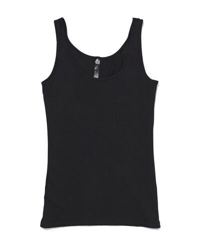 d&eacute;bardeur femme en coton noir noir - 1000008380 - HEMA