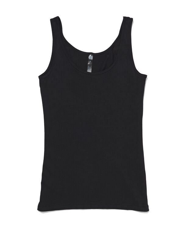 d&eacute;bardeur femme en coton noir noir - 1000008380 - HEMA