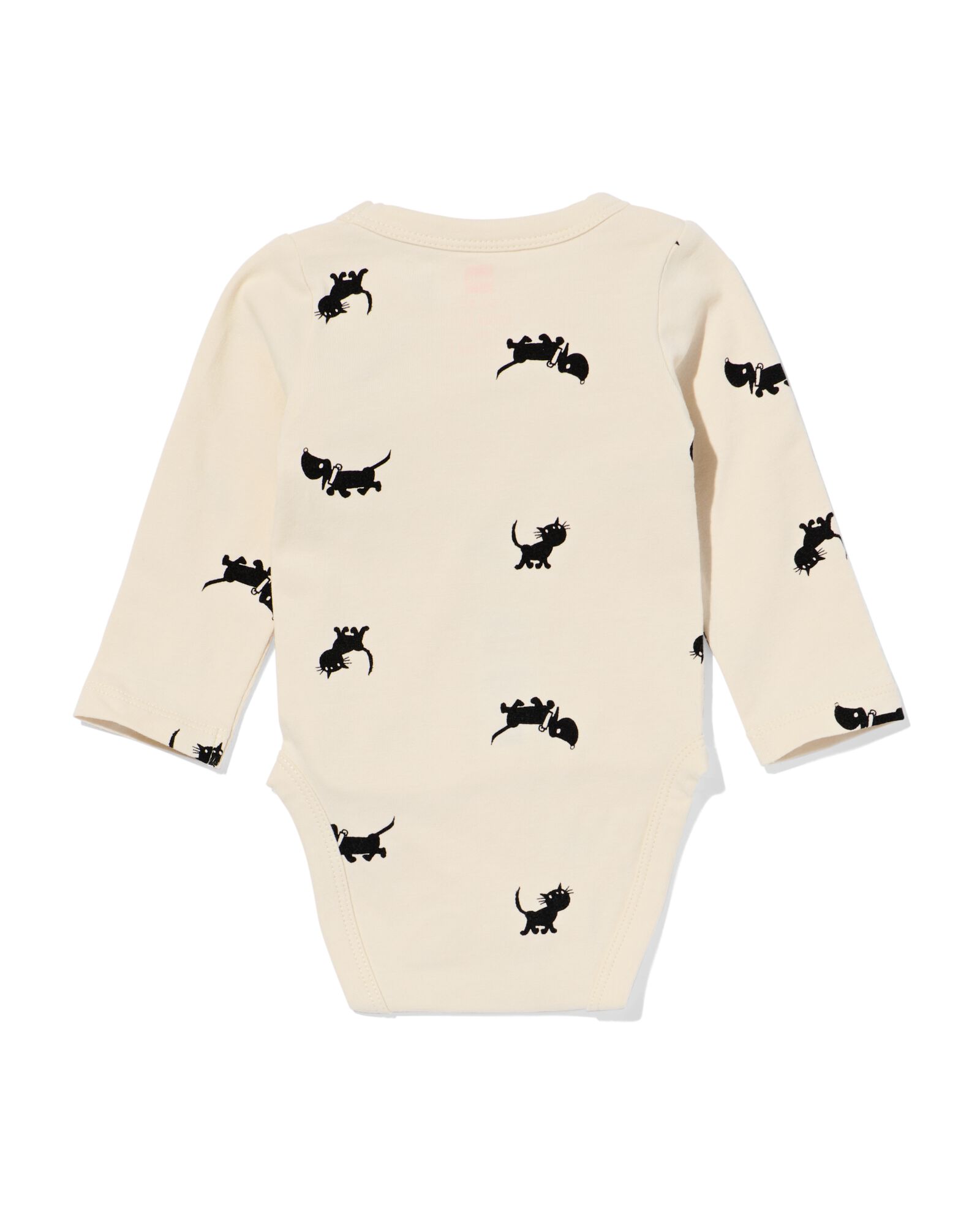 Takkie newborn meegroei overslagromper  &eacute;cru &eacute;cru - 33442320ECRU - HEMA