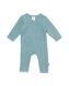 combinaison bébé rembourrée bleu bleu - 1000032581 - HEMA