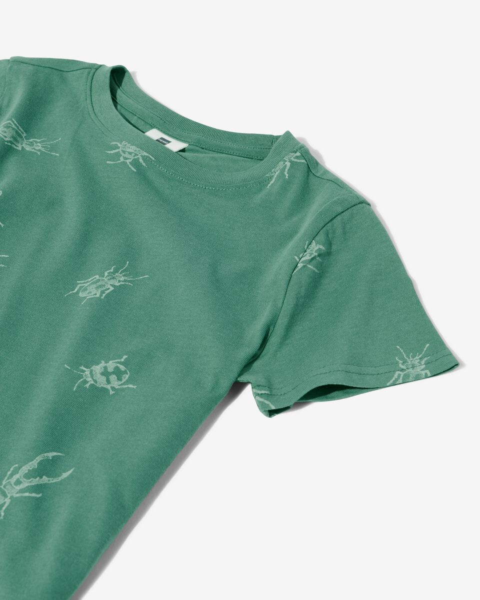 t-shirt enfant insectes vert vert - 1000030676 - HEMA