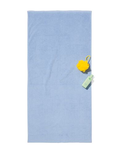 handdoek 2e kans recycled katoen lichtblauw - 2000000380 - HEMA