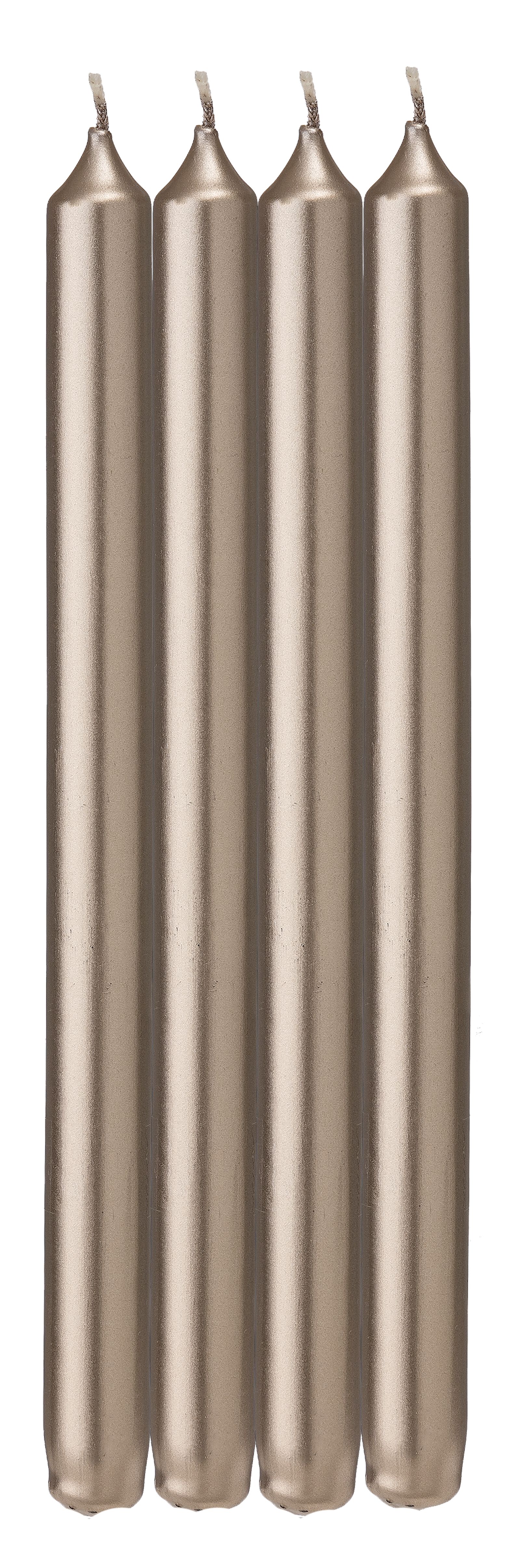 4 bougies longues &Oslash;2.2x29 champagne - 13503426 - HEMA