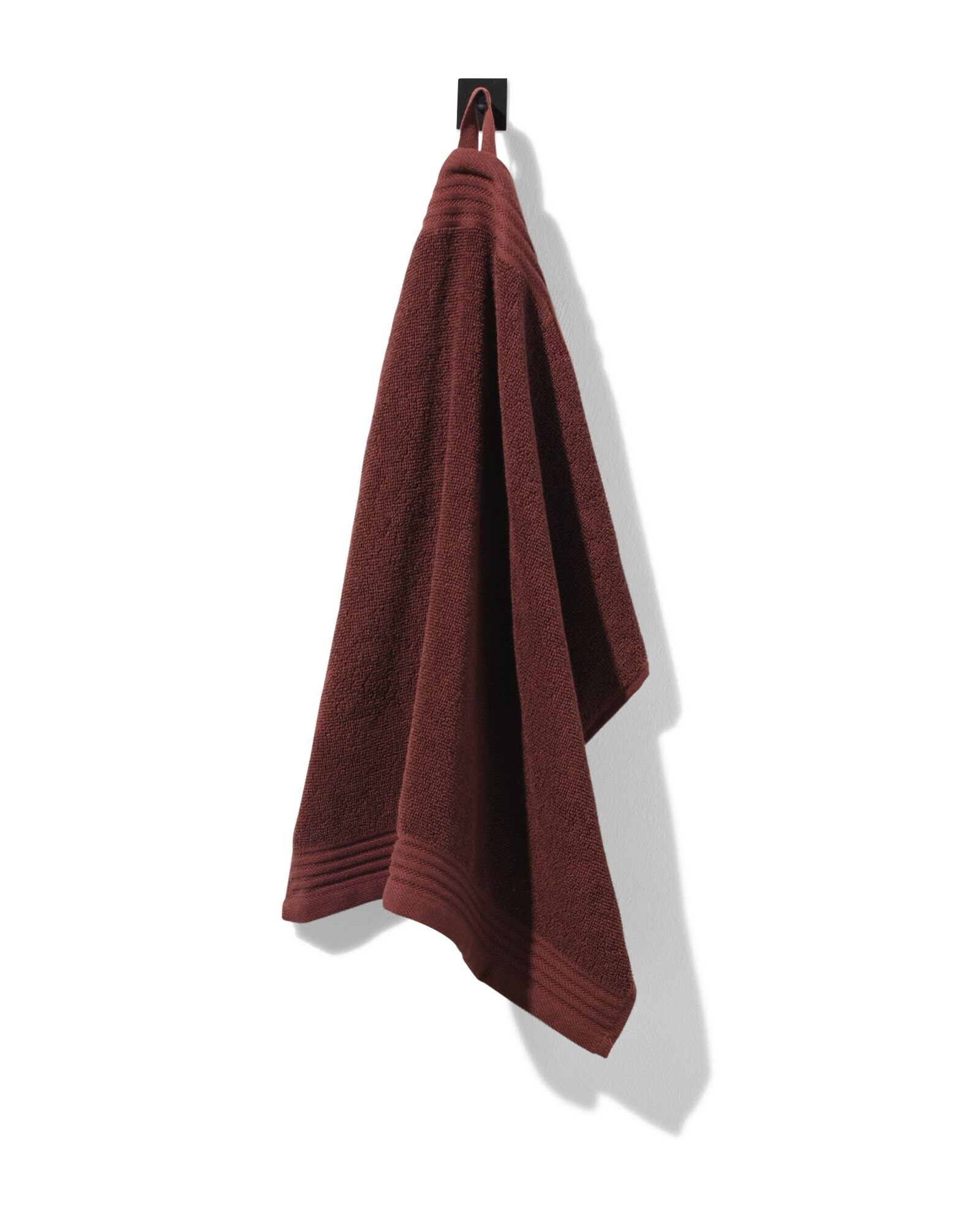 essuie-mains 50x50cm coton marron - 5400098 - HEMA