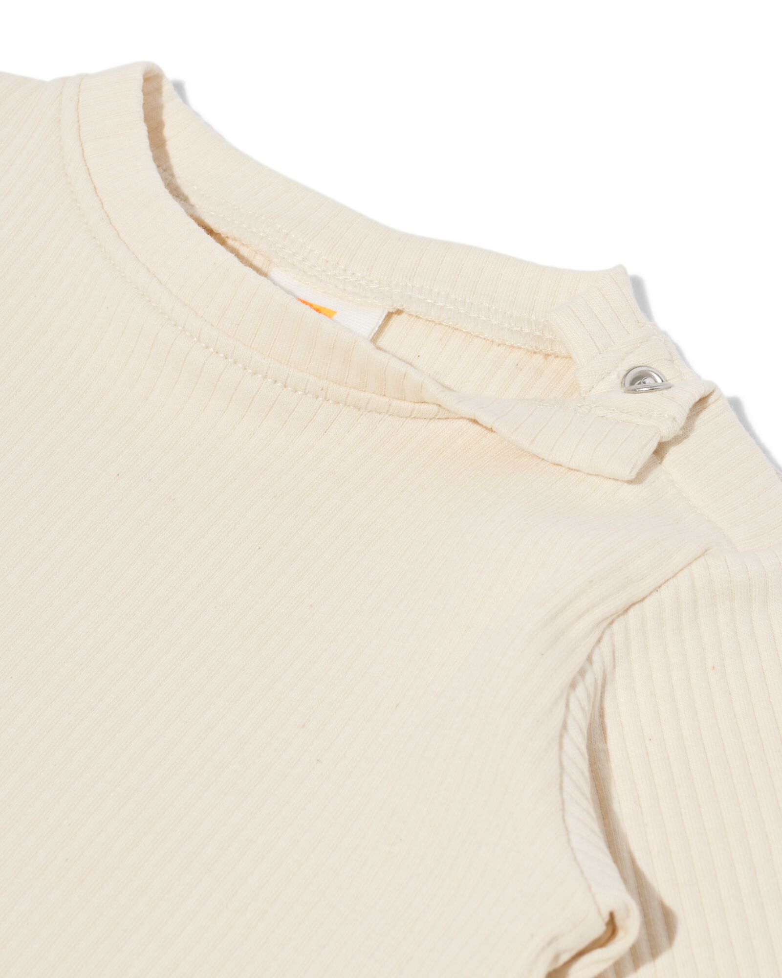 baby T-shirt rib - 2 stuks grijs grijs - 33148970GREY - HEMA