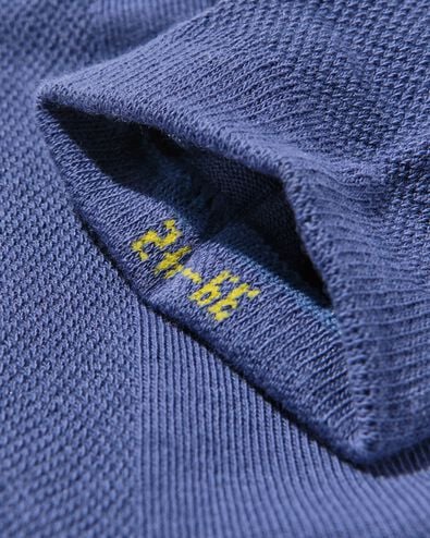 5 paires de chaussettes homme avec coton mesh bleu foncé bleu foncé - 1000030649 - HEMA